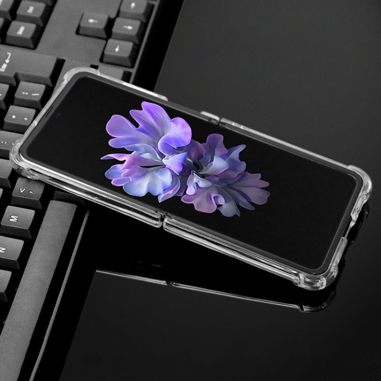 For Samsung Galaxy Z Flip TPU+PC Transparent Four-corner Shockproof Explosion-proof Protective Case - HoMEdemic™ 