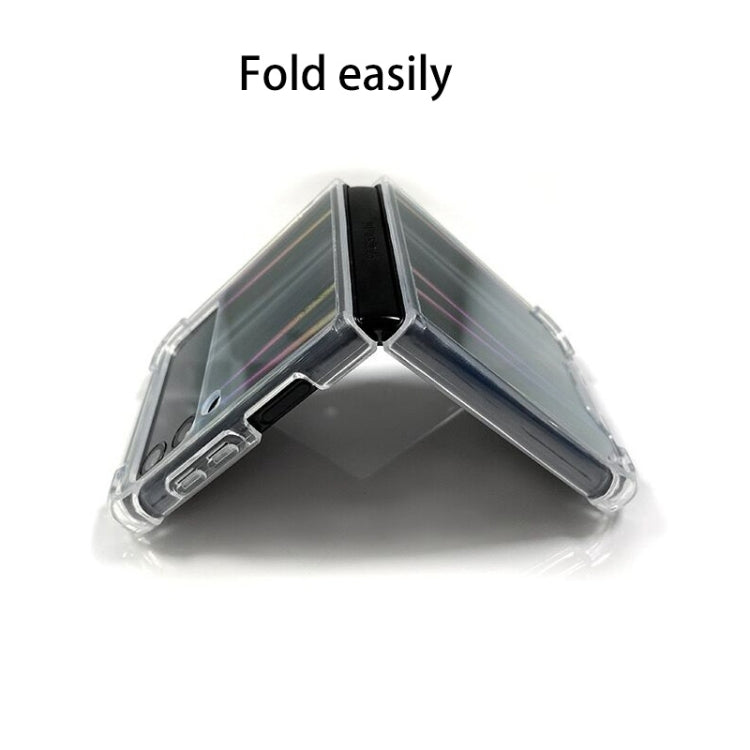 For Samsung Galaxy Z Flip4 Aurora PC + TPU Clear Four-corner Shockproof Phone Case - HoMEdemic™ 