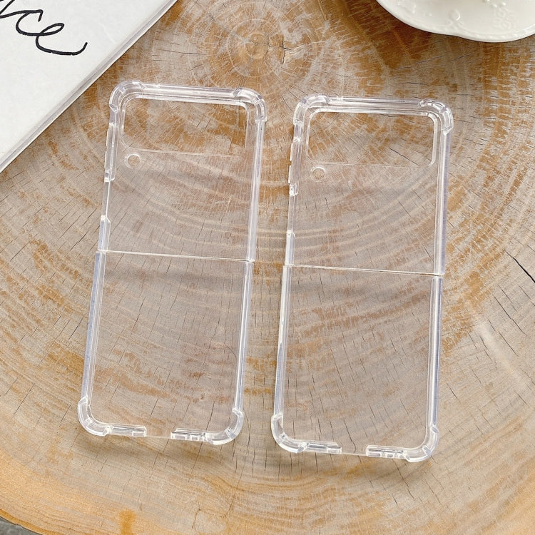 For Samsung Galaxy Z Flip4 Transparent TPU Shockproof Phone Case , For Samsung Galaxy Z Flip4 - HoMEdemic™ 