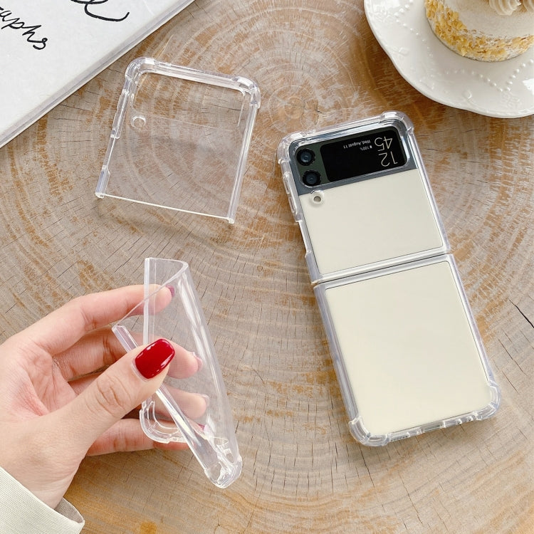 For Samsung Galaxy Z Flip4 Transparent TPU Shockproof Phone Case , For Samsung Galaxy Z Flip4 - HoMEdemic™ 