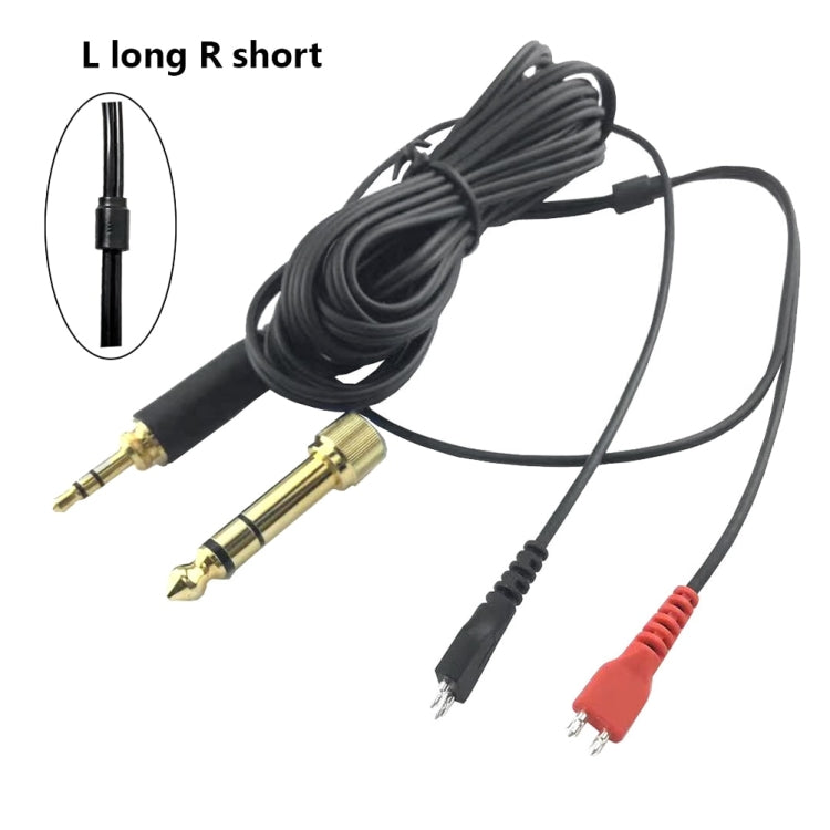 For Sennheiser HD25 / HD560 / HD540 / HD480 / HD430 / HD250 Headset Audio Cable(Left Long Right Short) - HoMEdemic™ 