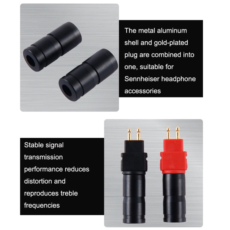 For Sennheiser HD580 / HD600 / HD650 / HD660S Headset Pins(Black) - HoMEdemic™ 