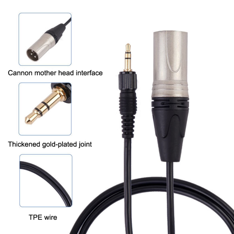 For Sony D11 / D21 / P03B Wireless Bee Microphone Pocket Camera Connection Cable, Length: 60cm(Black) - HoMEdemic™ 