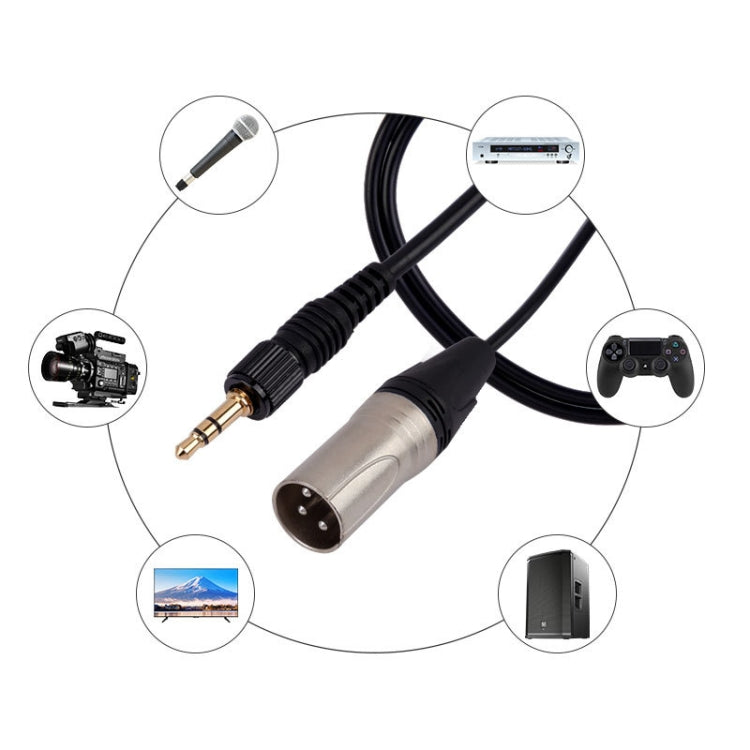 For Sony D11 / D21 / P03B Wireless Bee Microphone Pocket Camera Connection Cable, Length: 60cm(Black) - HoMEdemic™ 