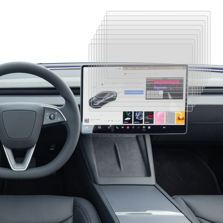 For Tesla Model 3 2024 25pcs Car Navigator Protective Film Tempered Glass Film - HoMEdemic™ 