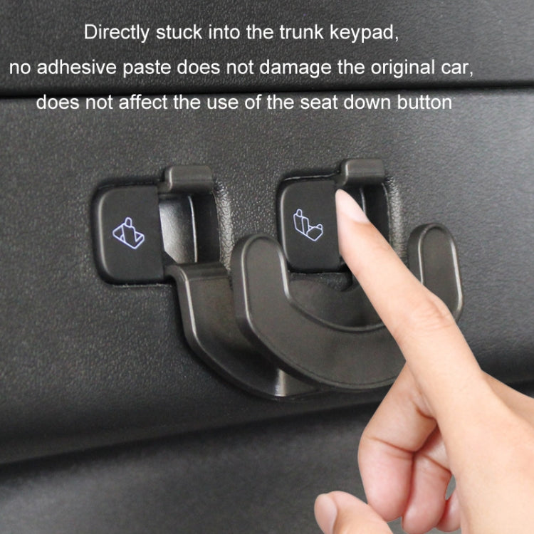 For Tesla Model Y Trunk Seat Button Hook(Black) - HoMEdemic™ 