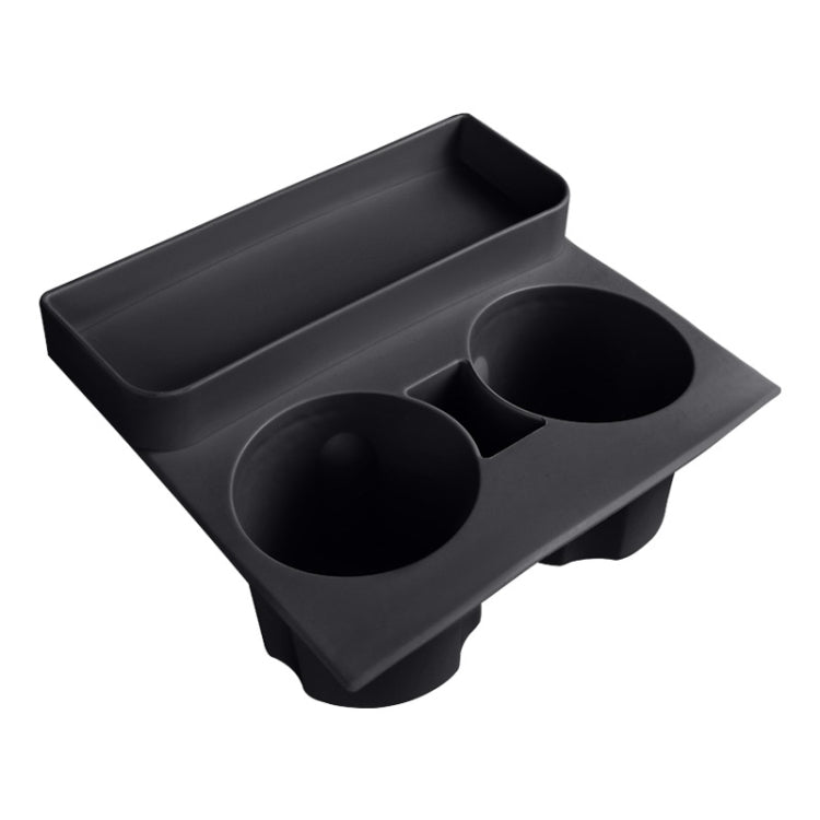 For Tesla Model3/Y Central Water Cup Limiter Silicone Coaster(Black) - HoMEdemic™ 