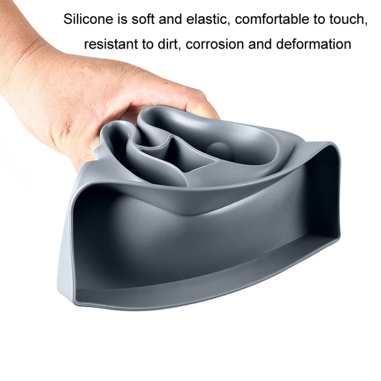 For Tesla Model3/Y Central Water Cup Limiter Silicone Coaster(Black) - HoMEdemic™ 