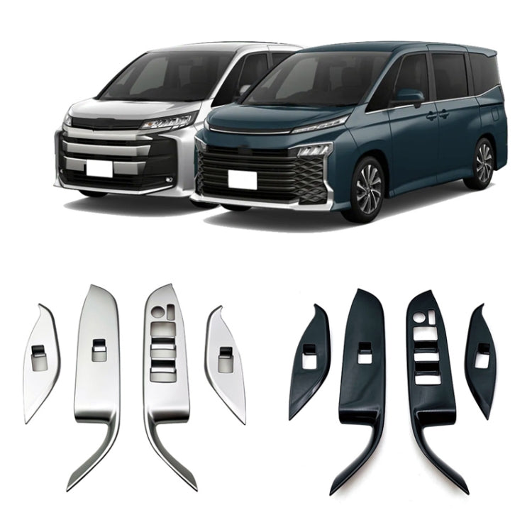For Toyota 2022 VOXY/Noah 90 Series Right-hand Drive Glass Switch Panel Modification Sticker(Matte Silver) - HoMEdemic™ 