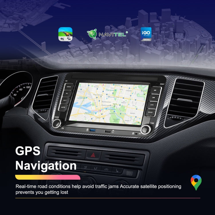 For Volkswagen/Skoda 1+32G Player Large Screen Carplay Android Navigation Reversing Camera Integrated Machine(Standard) - HoMEdemic™ 