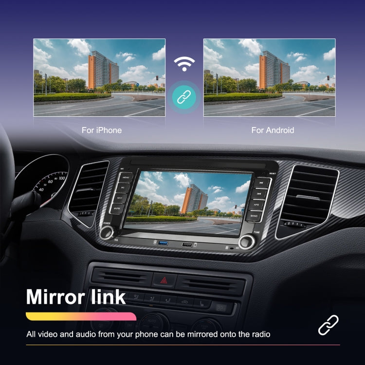 For Volkswagen/Skoda 1+32G Player Large Screen Carplay Android Navigation Reversing Camera Integrated Machine(Standard) - HoMEdemic™ 