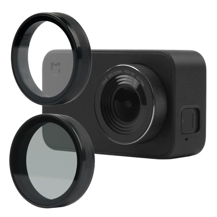 For Xiaomi Mijia Small Camera 38mm UV Protection + ND Dimmer Lens Filter(Black) - HoMEdemic™ 