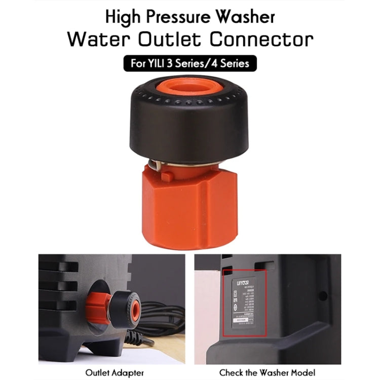 For YILI 3 / 4 Series Car Washer Accessories Inlet Outlet Quick Plug Faucet Universal Adaptor Exhaust Valve - HoMEdemic™ 