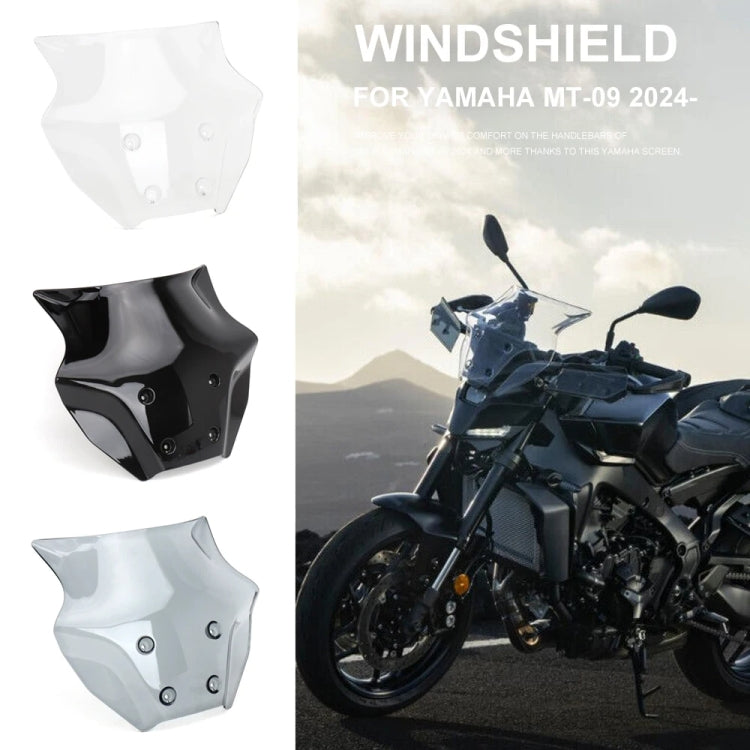 For Yamaha MT-09 SP 2024- Front Windshield(Transparent Gray) - HoMEdemic™ 
