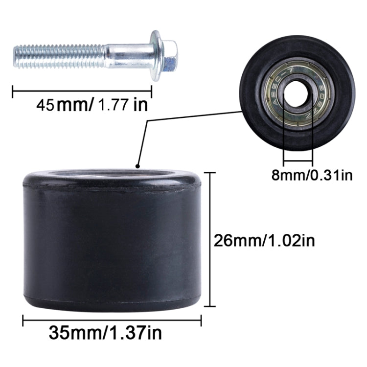 For Yamaha YFZ 350 Banshee 8mm Chain Tensioner Roller - HoMEdemic™ 