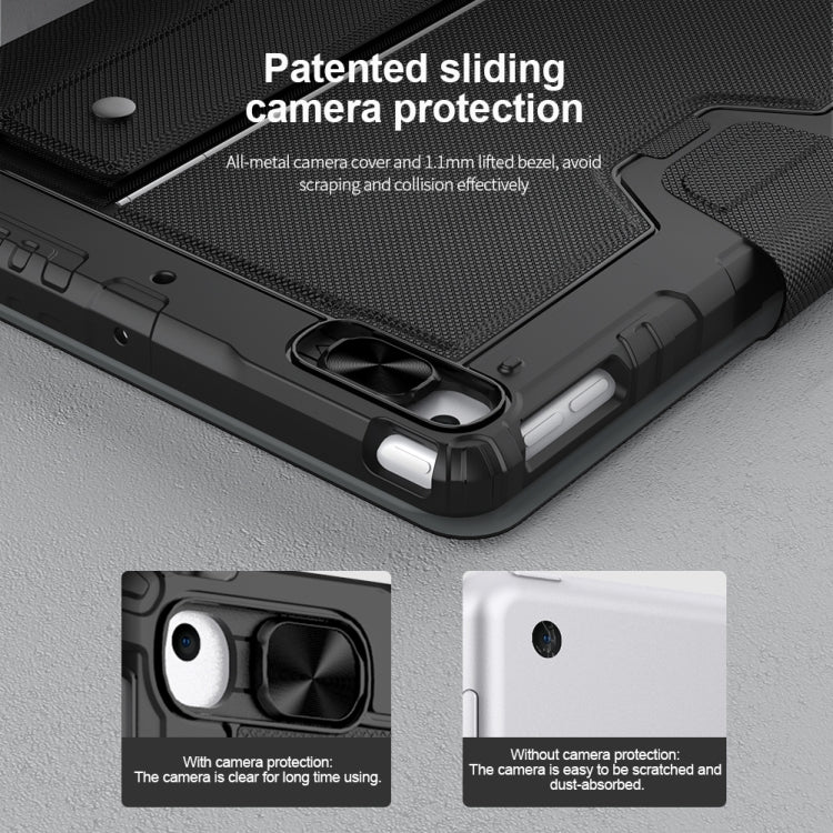 For iPad 10.2 2019/2020/2021 Nillkin Bumper Combo 6 Row Keys Keyboard Case - HoMEdemic™ 