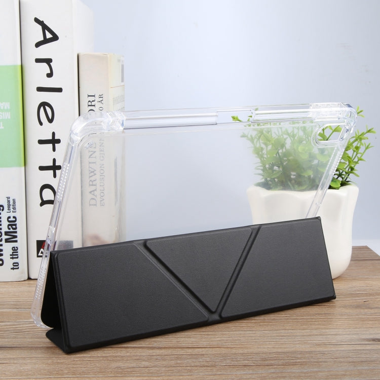 For iPad 10.2 2021 / 2020 / 2019 GEBEI Deformation Leather Tablet Case(Black) - HoMEdemic™ 