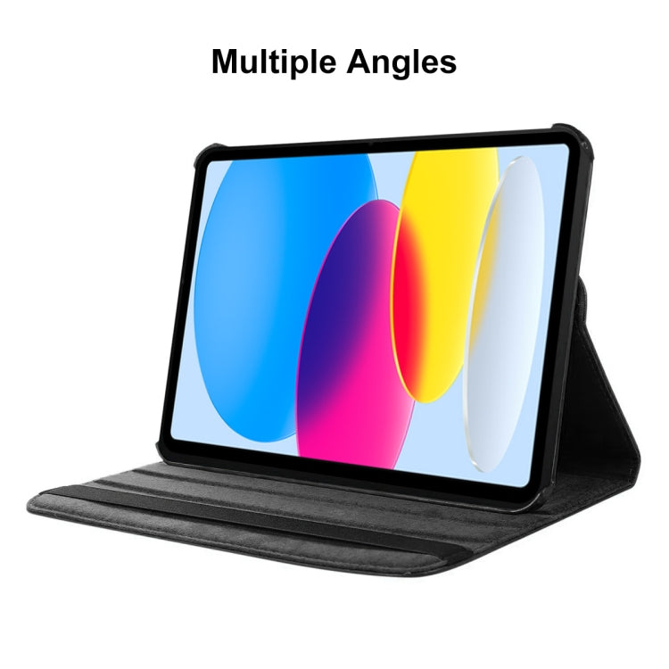 For iPad 2025 / 2022 ENKAY Hat-Prince 360 Degree Rotation Litchi Leather Smart Tablet Case(Dark Purple) - HoMEdemic™ 