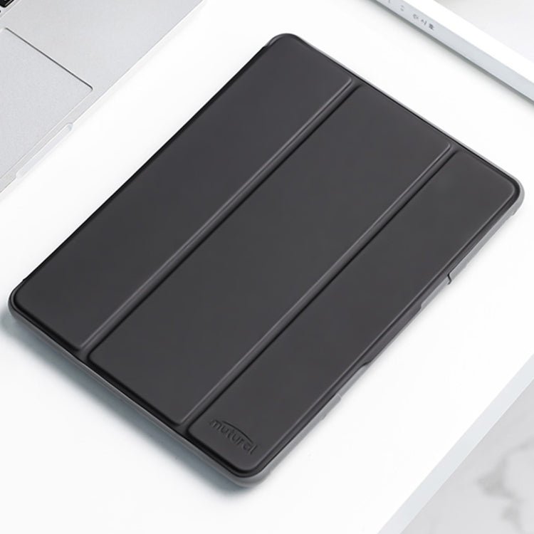 For iPad 2025 / 2022 Mutural PC + TPU Shockproof Leather Tablet Case(Black) - HoMEdemic™ 