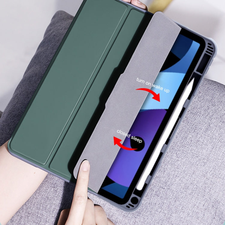 For iPad 2025 / 2022 Mutural PC + TPU Shockproof Leather Tablet Case(Green) - HoMEdemic™ 