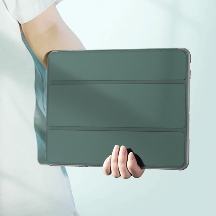 For iPad 2025 / 2022 Mutural PC + TPU Shockproof Leather Tablet Case(Green) - HoMEdemic™ 