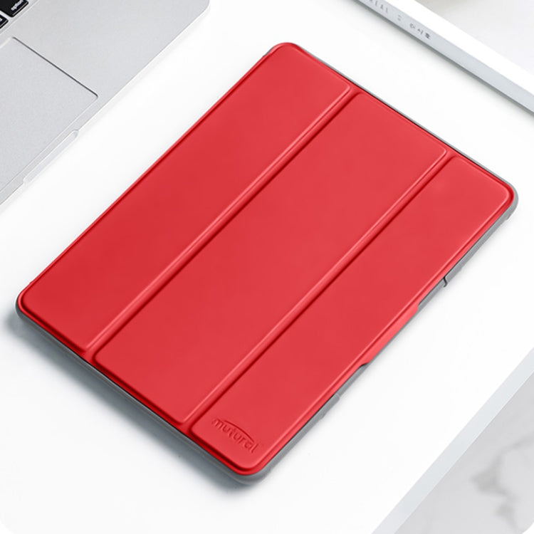 For iPad 2025 / 2022 Mutural PC + TPU Shockproof Leather Tablet Case(Red) - HoMEdemic™ 
