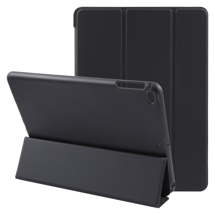For iPad 9.7 2018 & 2017 / Air / Air2 GEBEI 3-folding Holder Shockproof Flip Leather Tablet Case(Black) - HoMEdemic™ 