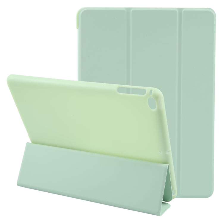 For iPad 9.7 2018 & 2017 / Air / Air2 GEBEI 3-folding Holder Shockproof Flip Leather Tablet Case(Green) - HoMEdemic™ 