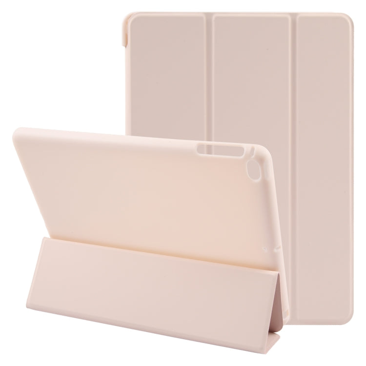 For iPad 9.7 2018 & 2017 / Air / Air2 GEBEI 3-folding Holder Shockproof Flip Leather Tablet Case(Pink) - HoMEdemic™ 
