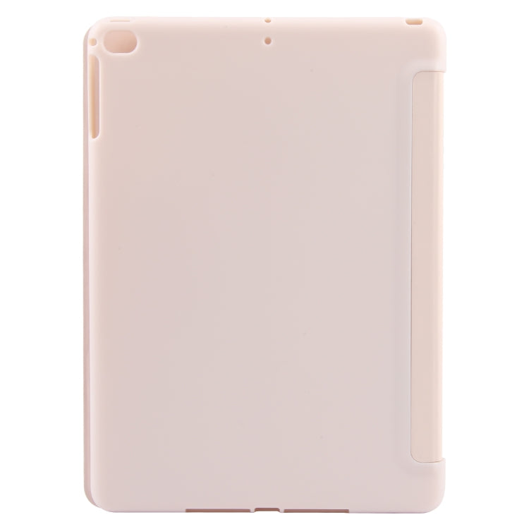 For iPad 9.7 2018 & 2017 / Air / Air2 GEBEI 3-folding Holder Shockproof Flip Leather Tablet Case(Pink) - HoMEdemic™ 