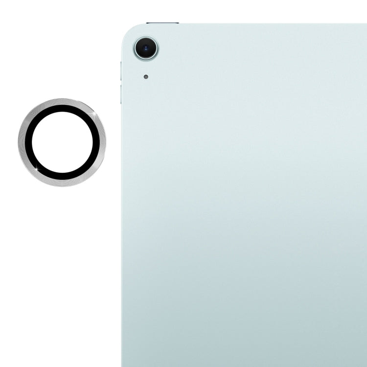 For iPad Air 11 / 13 2026 / 2025 / 2024 ENKAY Hat-Prince 9H Rear Camera Lens Aluminium Alloy Tempered Glass Film(Silver) - HoMEdemic™ 