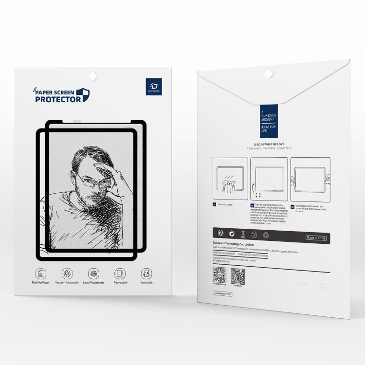 For iPad Air 11 2024 / 2025 / 2026 DUX DUCIS Naad Series Removable Paper-like Screen Protector - HoMEdemic™ 