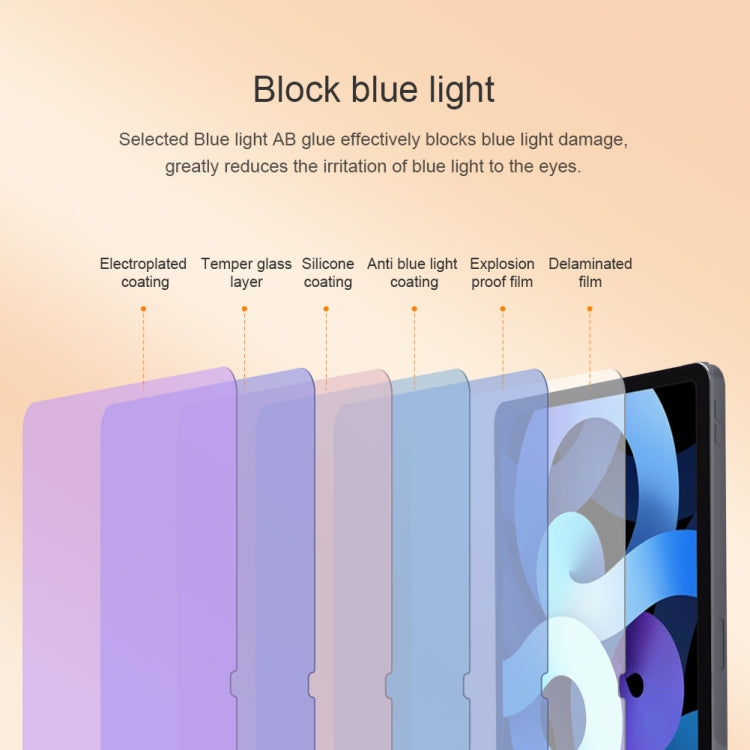For iPad Air 11 2024 / 2025 / 2026 NILLKIN V+ Series Anti-Blue Light Tempered Glass Protective Film - HoMEdemic™ 