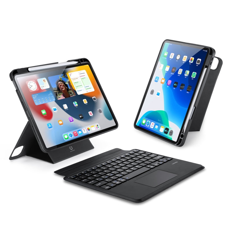 For iPad Air 11 2024 / 4&5 / iPad Pro 11 2022 DUX DUCIS DK Series Magnetic Wireless Bluetooth Keyboard Tablet Case(Black) - HoMEdemic™ 