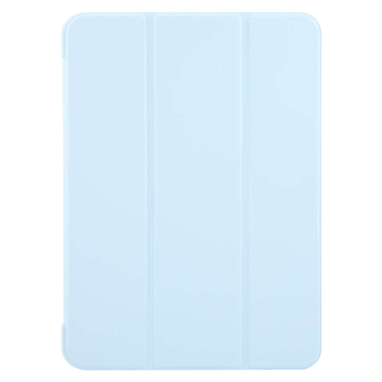 For iPad Air 11 2025 / 2024 GEBEI 3-folding Holder Shockproof Flip Leather Tablet Case(Sky Blue) - HoMEdemic™ 