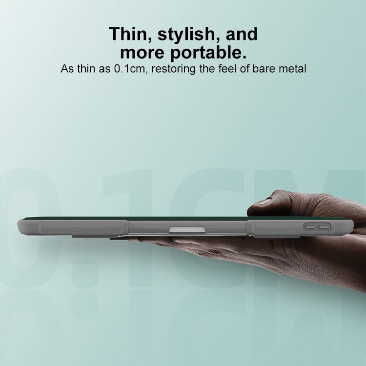 For iPad Air 11 2025 / 2024 Mutural PC Hybrid TPU Leather Smart Tablet Case(Black) - HoMEdemic™ 