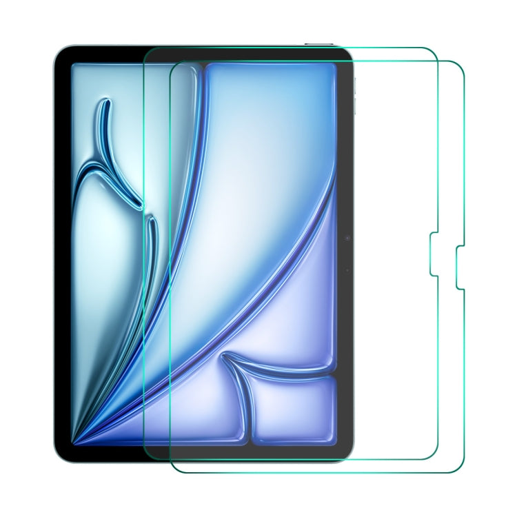 For iPad 2025 / Air 11 2025 / 2024 2pcs ENKAY Hat-Prince 0.33mm Explosion-proof Tempered Glass Film - HoMEdemic™ 