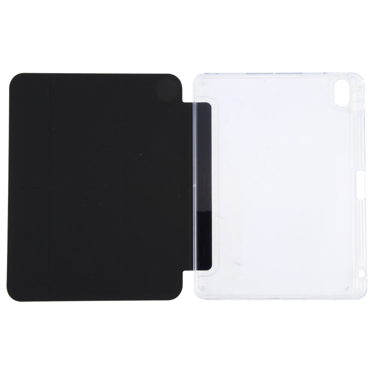 For iPad Air 11 2026 / 2025 / 2024 / Air 5 / 4 GEBEI Deformation Leather Tablet Case(Black) - HoMEdemic™ 