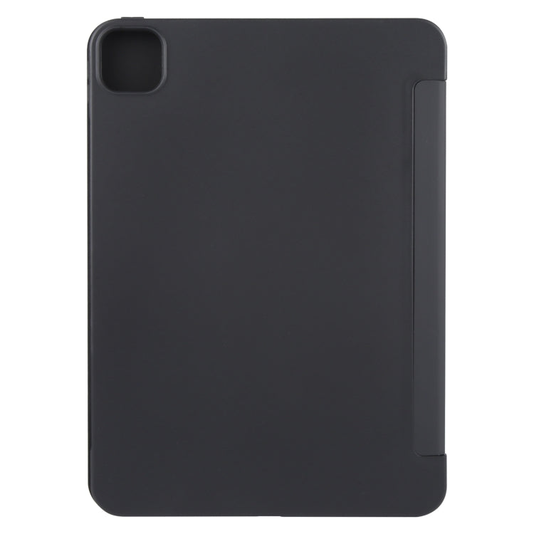 For iPad Air 11 2026 / 2025 / 2024 GEBEI 3-folding Holder Shockproof Flip Leather Tablet Case(Black) - HoMEdemic™ 