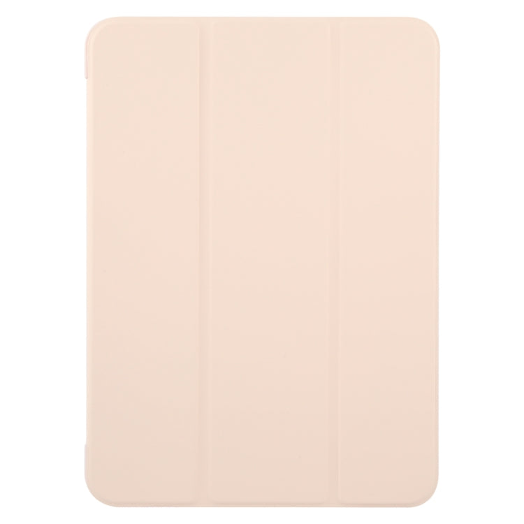 For iPad Air 11 2026 / 2025 / 2024 GEBEI 3-folding Holder Shockproof Flip Leather Tablet Case(Pink) - HoMEdemic™ 