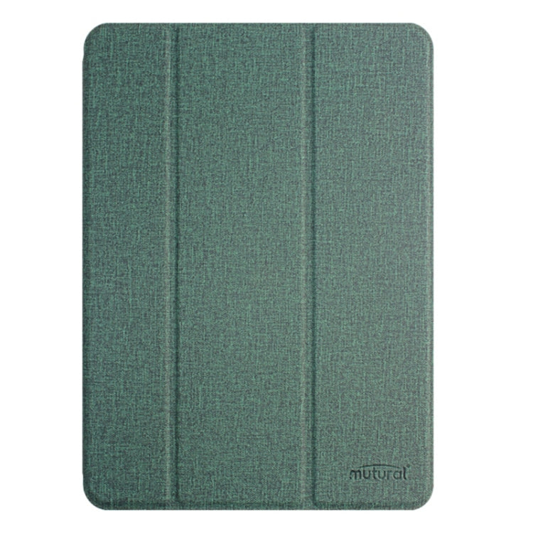 For iPad Air 11 2026 / 2025 / 2024 Mutural YASHI Series Tablet Leather Smart Case(Green) - HoMEdemic™ 