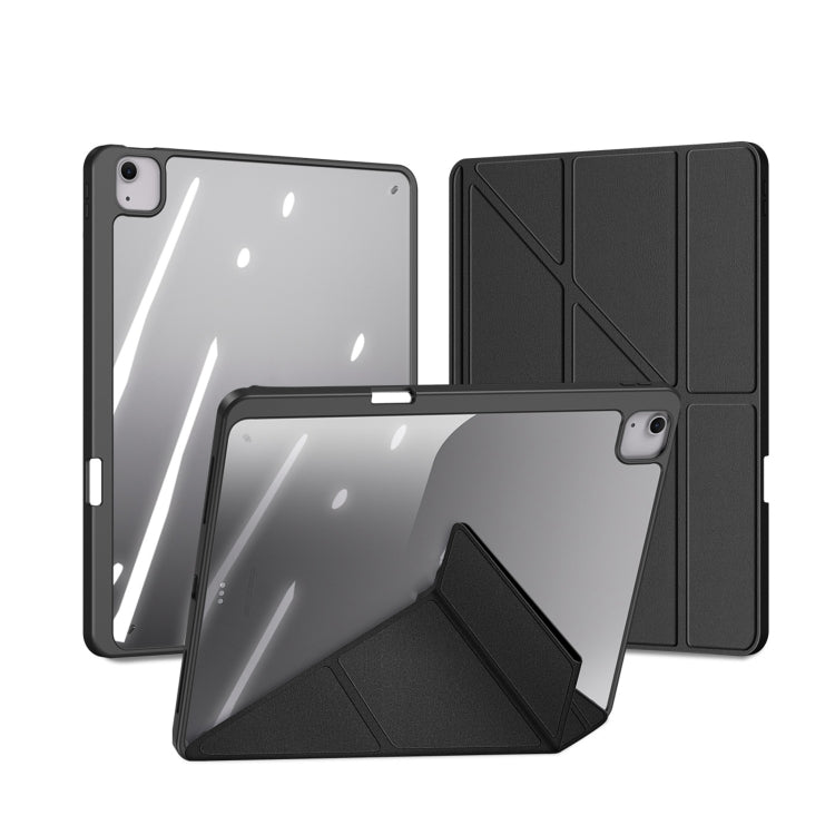 For iPad Air 13 2024 / 2025 / 2026 DUX DUCIS Magi Series Smart Leather Tablet Case(Black) - HoMEdemic™ 
