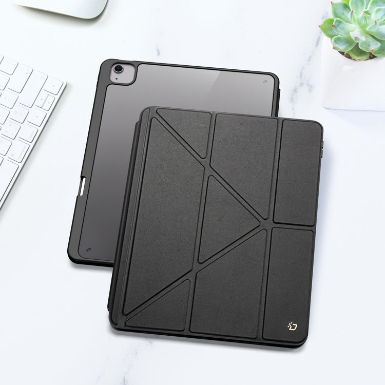 For iPad Air 13 2024 / 2025 DUX DUCIS Magi Series Smart Leather Tablet Case(Black) - HoMEdemic™ 