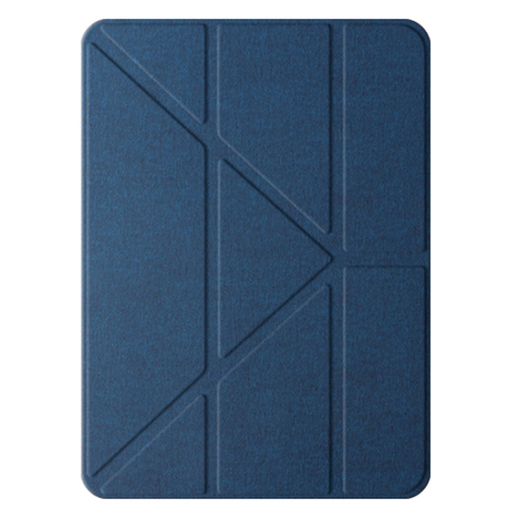 For iPad Air 13 2025 / 2024 Mutural Multi-fold Smart Leather Tablet Case(Blue) - HoMEdemic™ 