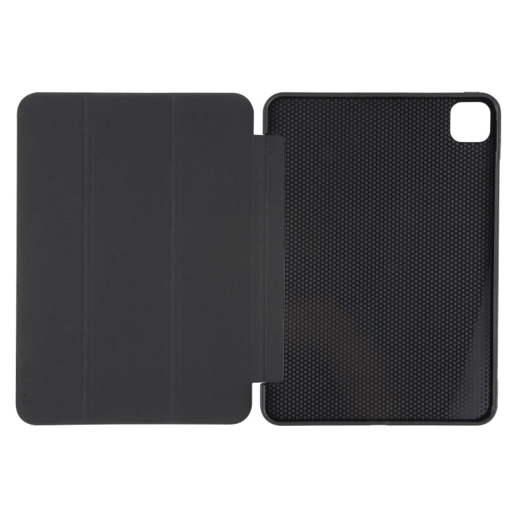 For iPad Air 13 2026 / 2025 / 2024 GEBEI 3-folding Holder Shockproof Flip Leather Tablet Case(Black) - HoMEdemic™ 