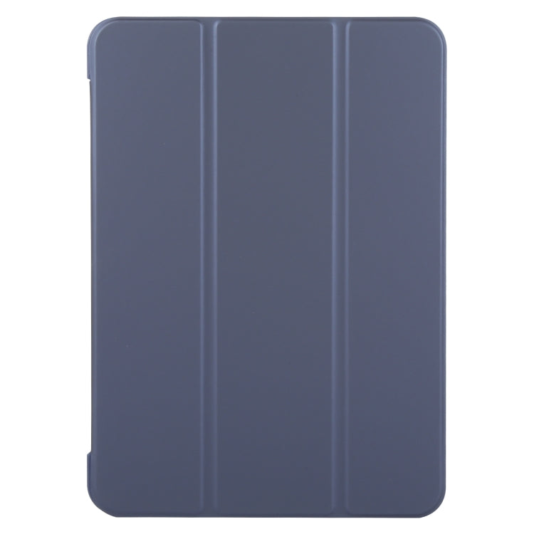 For iPad Air 13 2026 / 2025 / 2024 GEBEI 3-folding Holder Shockproof Flip Leather Tablet Case(Dark Blue) - HoMEdemic™ 
