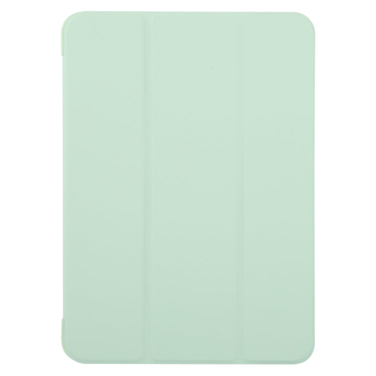 For iPad Air 13 2026 / 2025 / 2024 GEBEI 3-folding Holder Shockproof Flip Leather Tablet Case(Green) - HoMEdemic™ 