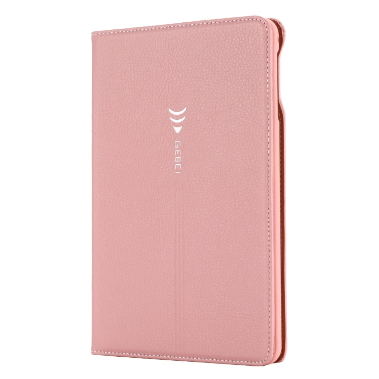 For iPad Mini 2019 & 4 & 3 & 2 & 1 GEBEI PU+TPU Horizontal Flip Protective Case with Holder & Card Slots(Rose Gold) - HoMEdemic™ 