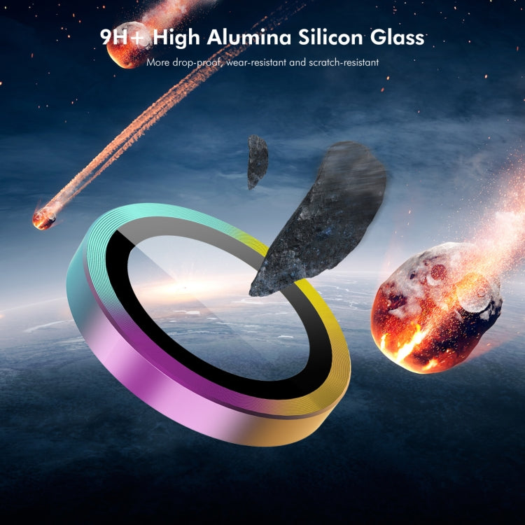 For iPad Pro 11 / 13 2025 / 2024 ENKAY Hat-Prince 9H Rear Camera Lens Aluminium Alloy Tempered Glass Film(Black) - HoMEdemic™ 