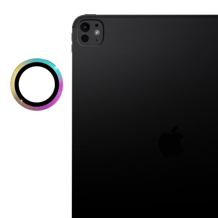 For iPad Pro 11 / 13 2025 / 2024 ENKAY Hat-Prince 9H Rear Camera Lens Aluminium Alloy Tempered Glass Film(Colorful) - HoMEdemic™ 